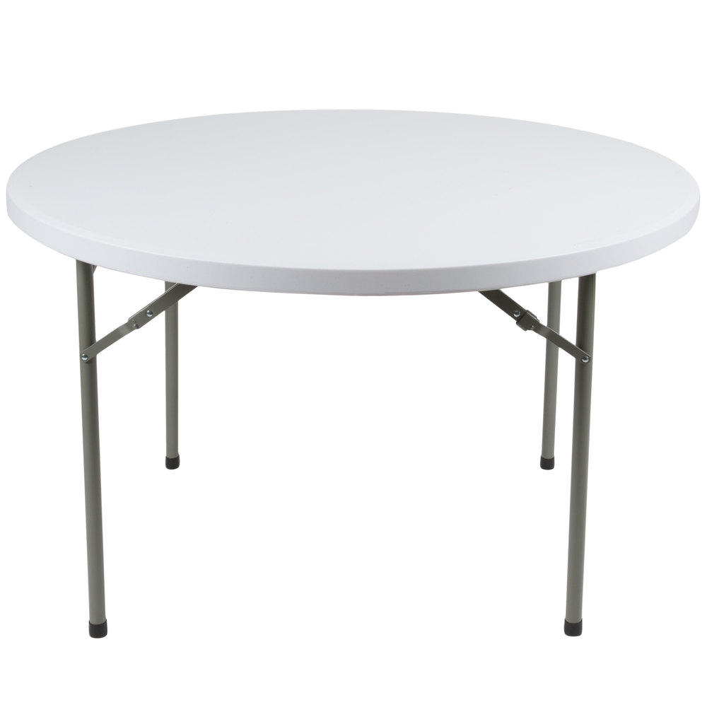 48-inch Round Folding Table Rental