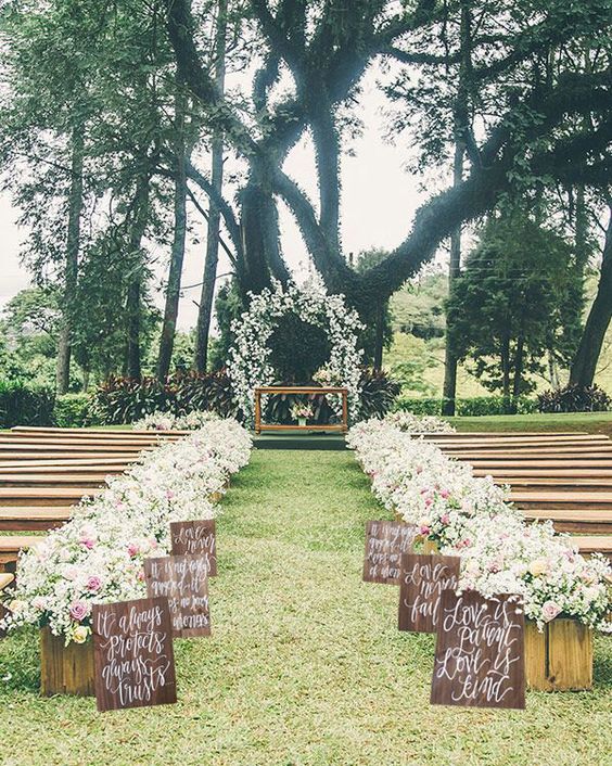 Outdoor Ceremony Seating
